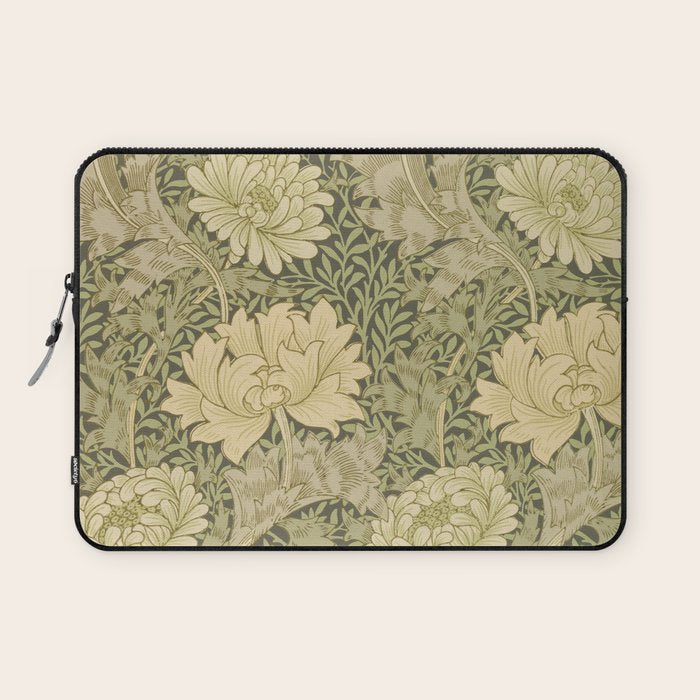 Chrysanthemum by William Morris 1877 Antique Vintage Victorian Jugendstil Art Nouveau Retro Pattern Laptop Sleeve Gallery Image 1