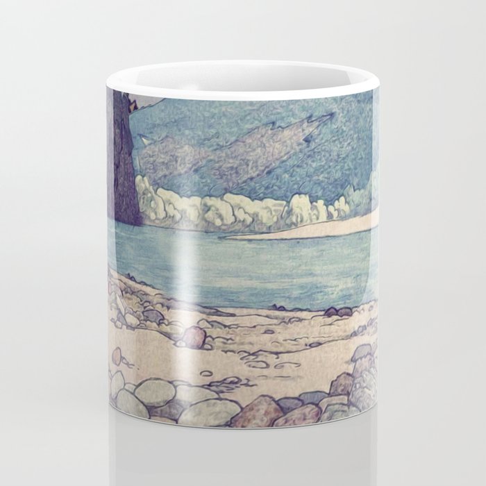 At Prayer at Dayai Shore Coffee Mug Gallery Image 4