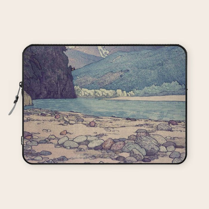 At Prayer at Dayai Shore Laptop Sleeve Gallery Image 1