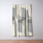 Sun Arch Double - Grey Window Curtain Gallery Image 3
