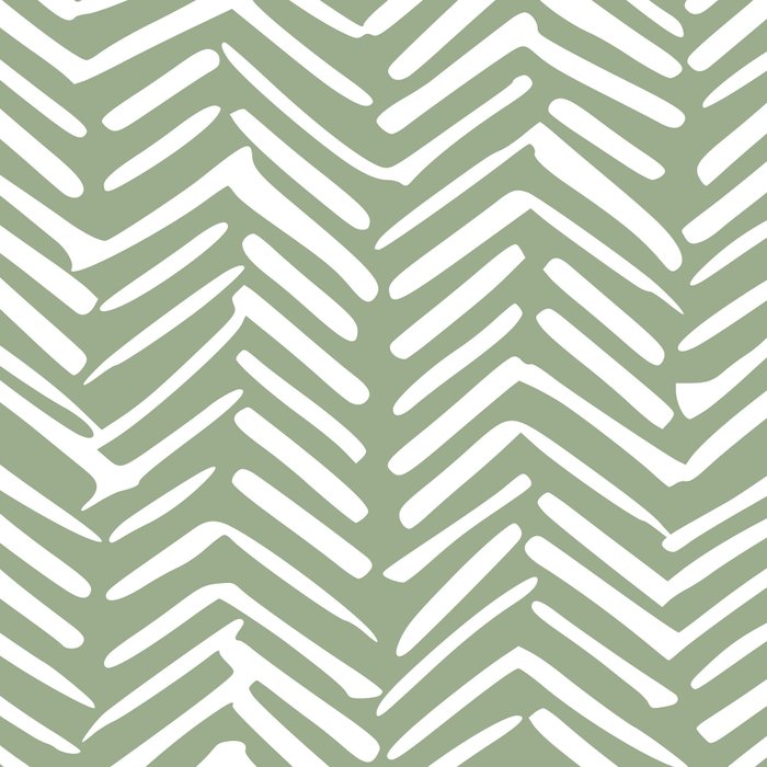 Boho, Abstract, Herringbone Pattern, Sage Green and White Coffee Mug Gallery Image 2