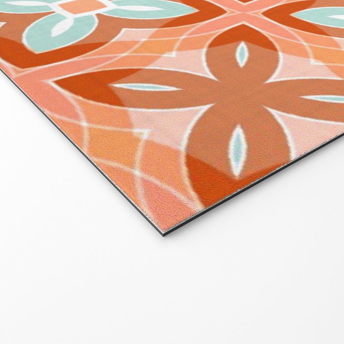 Moroccan tile - daisy chain Welcome Mat Gallery Image 2