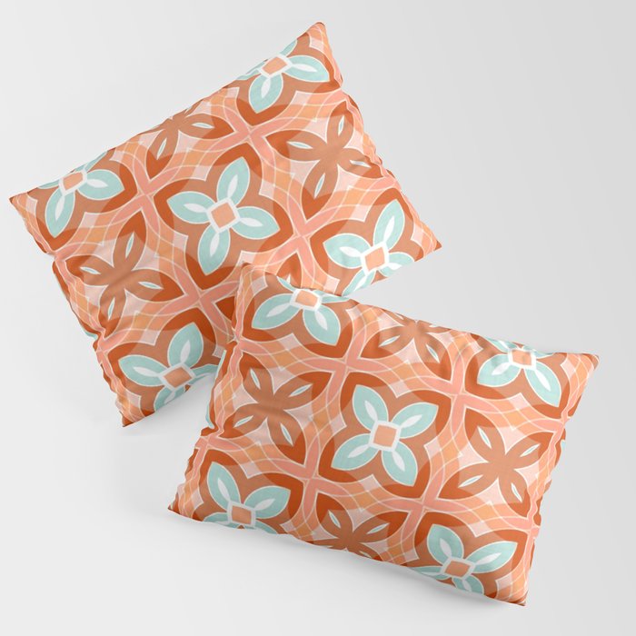 Moroccan tile - daisy chain Pillow Sham Gallery Image 3