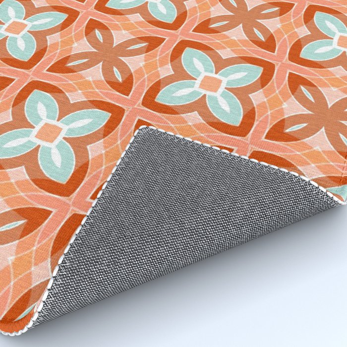 Moroccan tile - daisy chain Rug Gallery Image 4