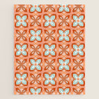 Moroccan tile - daisy chain Jigsaw Puzzle Gallery Image 1
