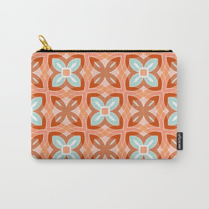 Moroccan tile - daisy chain Carry All Pouch Gallery Image 1