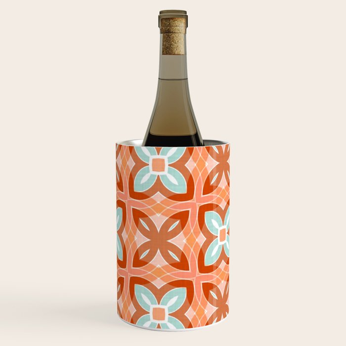 Moroccan tile - daisy chain Wine Chiller Gallery Image 3