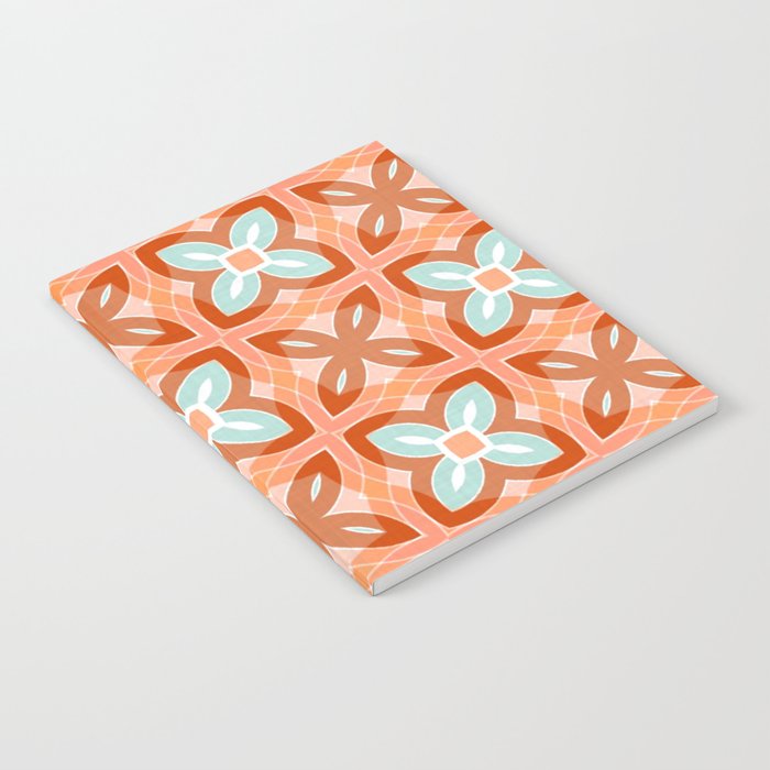 Moroccan tile - daisy chain Notebook Gallery Image 1