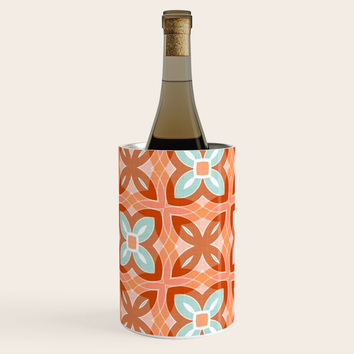 Moroccan tile - daisy chain Wine Chiller Gallery Image 2