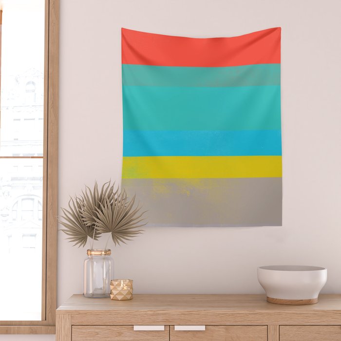 stripe study 6 Wall Tapestry Gallery Image 2