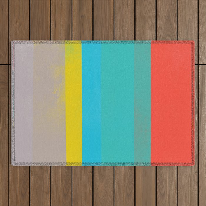 stripe study 6 Outdoor Rug Gallery Image 1