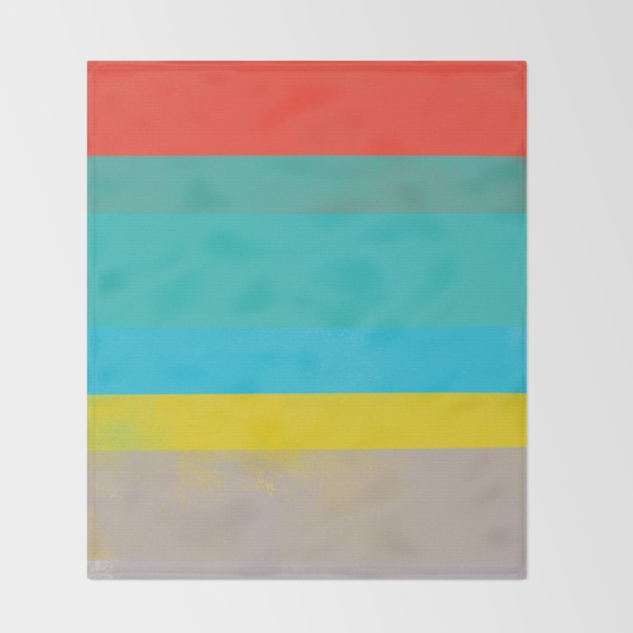stripe study 6 Throw Blanket Gallery Image 2