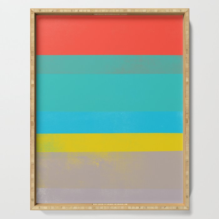 stripe study 6 Serving Tray Gallery Image 1