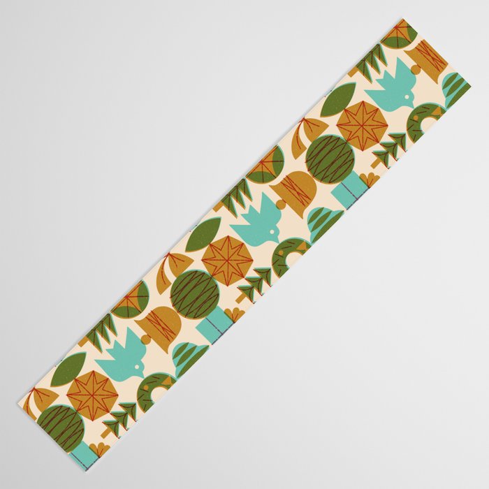Retro Holiday Grid Table Runner Gallery Image 3