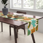 Retro Holiday Grid Table Runner Gallery Image 2