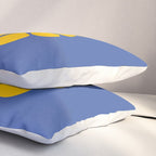Groovy Yellow Flower Pillow Sham Gallery Image 3