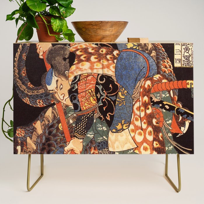 Miyamoto Musashi - Killing a Giant Nue Credenza Gallery Image 1