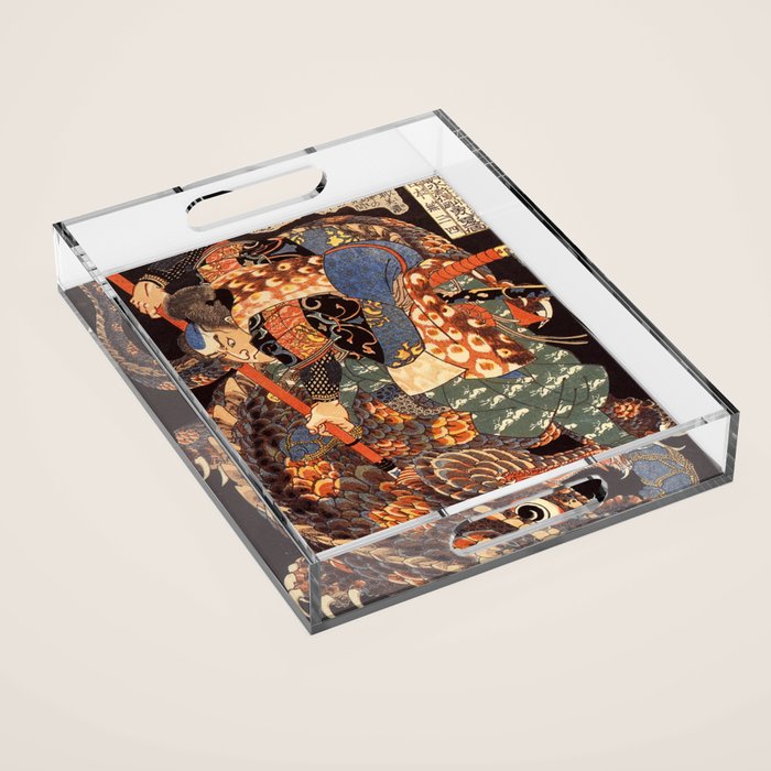 Miyamoto Musashi - Killing a Giant Nue Acrylic Tray Gallery Image 1
