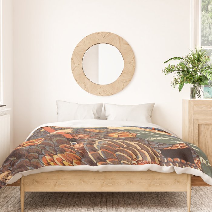 Miyamoto Musashi - Killing a Giant Nue Duvet Cover Gallery Image 3