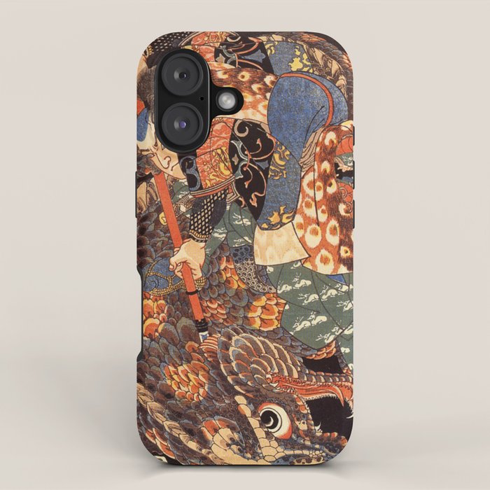 Miyamoto Musashi - Killing a Giant Nue iPhone Case Gallery Image 1
