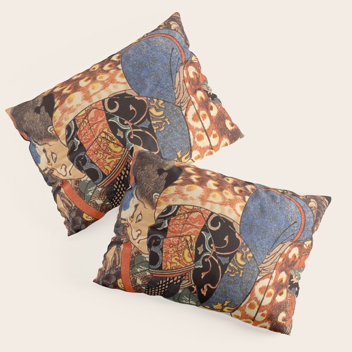 Miyamoto Musashi - Killing a Giant Nue Pillow Sham Gallery Image 3