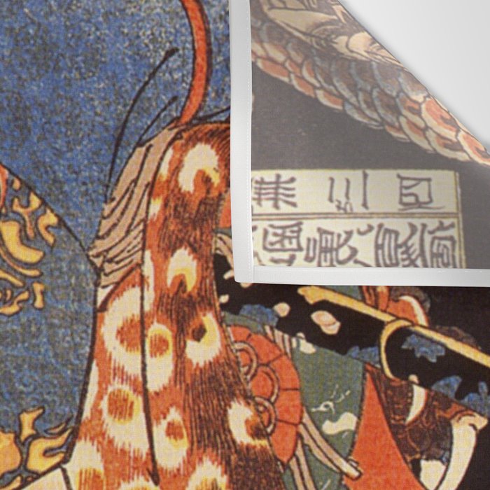 Miyamoto Musashi - Killing a Giant Nue Wall Tapestry Gallery Image 3