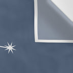 Gemini Zodiac Star Constellation Line Art Neutral Blue Wall Tapestry Gallery Image 3