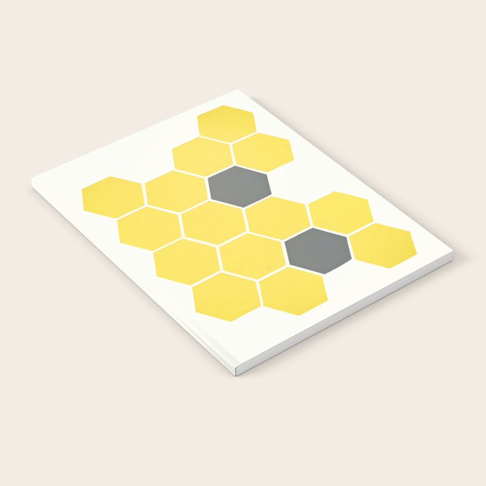 Yellow Honeycomb Notebook Gallery Image 2