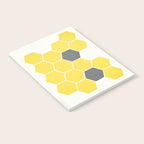 Yellow Honeycomb Notebook Gallery Image 2