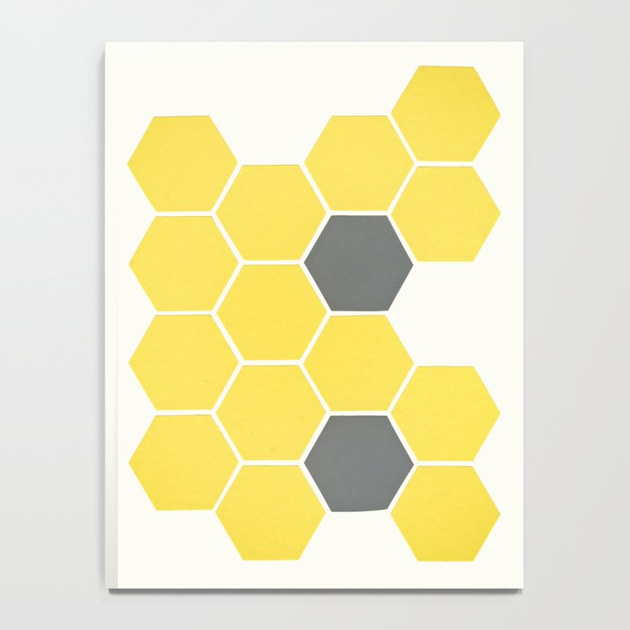 Yellow Honeycomb Notebook Gallery Image 4
