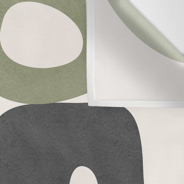 Modern Abstract Shapes 14 Wall Tapestry Gallery Image 3