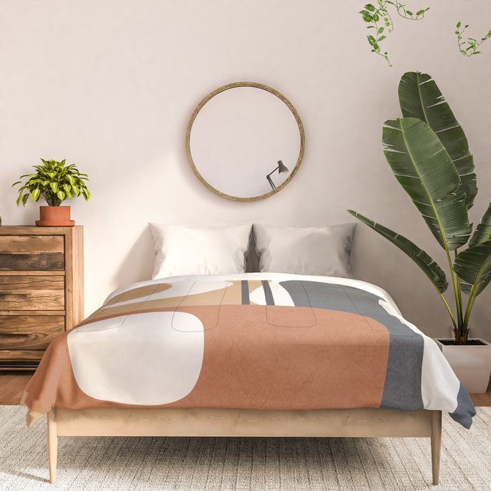 Modern Abstract Shapes 14 Comforter Gallery Image 3