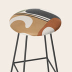 Modern Abstract Shapes 14 Stool Gallery Image 2