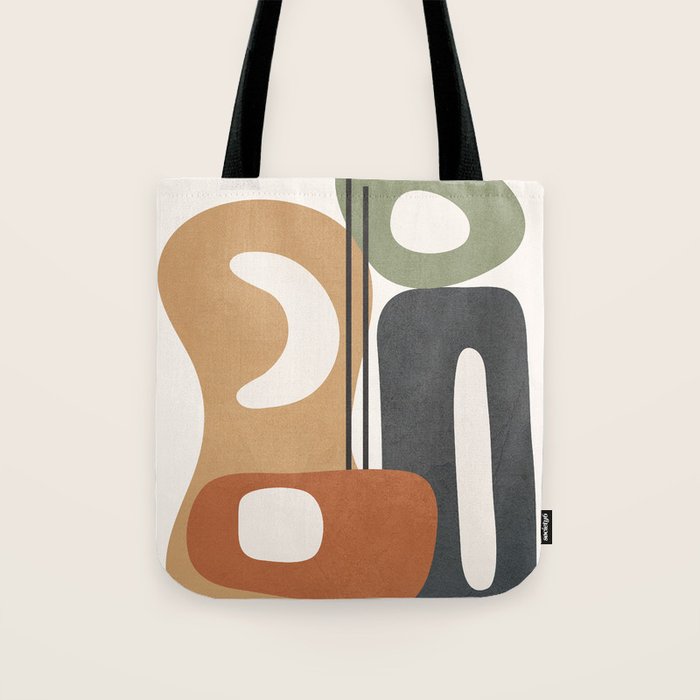 Modern Abstract Shapes 14 Tote Bag Gallery Image 1