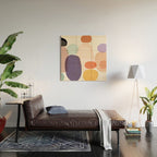 Family Portrait Contemporary Abstract Shapes Wood Wall Art Gallery Image 2