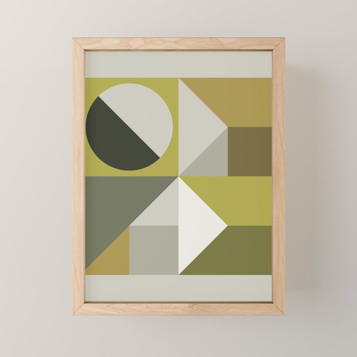 Modern Geometric 72B Mini Art Print Gallery Image 1