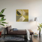 Modern Geometric 72B Wood Wall Art Gallery Image 2