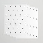Black Lightning Bolt Pattern Wrapping Paper Gallery Image 3