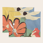 Modern Abstract Art Flowers 14 Placemat Gallery Image 1