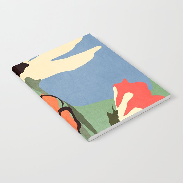 Modern Abstract Art Flowers 14 Notebook Gallery Image 2
