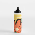 Modern Abstract Art Flowers 14 Water Bottle Gallery Image 3