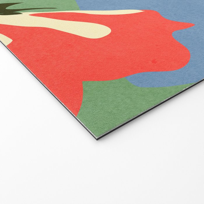 Modern Abstract Art Flowers 14 Welcome Mat Gallery Image 2
