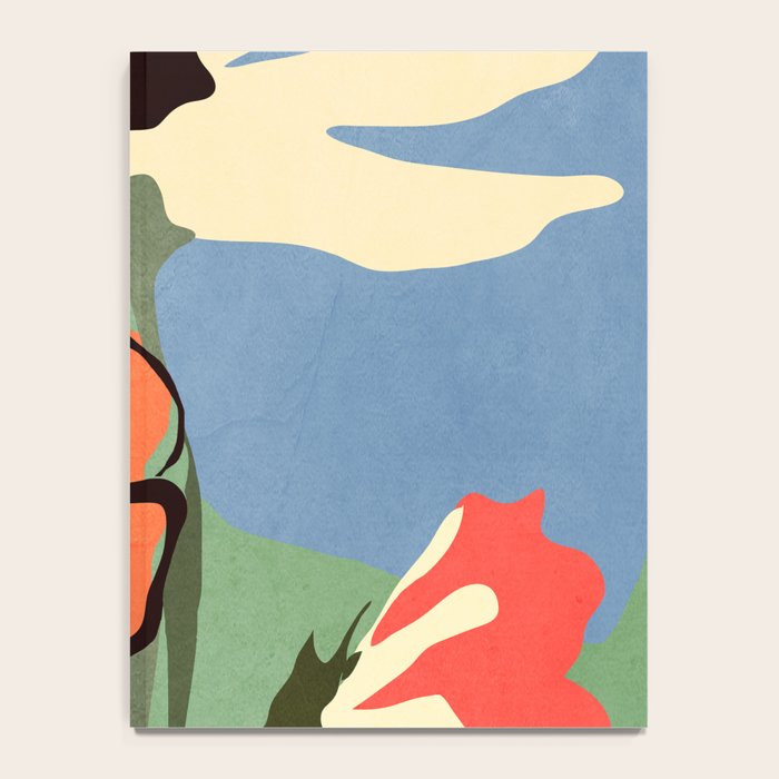 Modern Abstract Art Flowers 14 Notebook Gallery Image 4