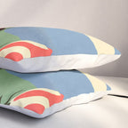 Modern Abstract Art Flowers 14 Pillow Sham Gallery Image 3