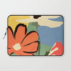 Modern Abstract Art Flowers 14 Laptop Sleeve Gallery Image 1