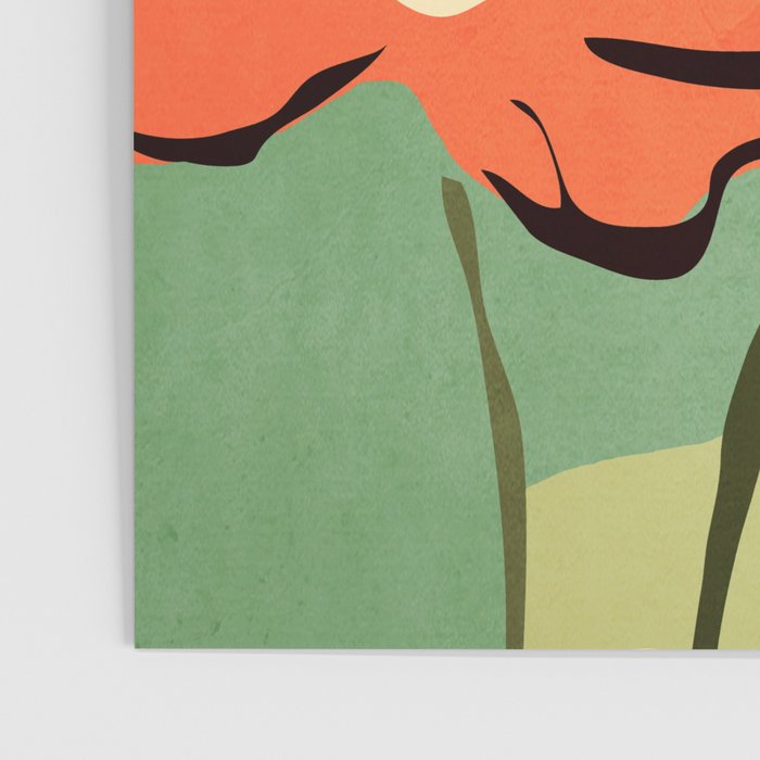 Modern Abstract Art Flowers 14 Poster Gallery Image 3