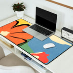 Modern Abstract Art Flowers 14 Desk Mat Gallery Image 2