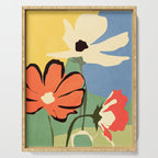 Modern Abstract Art Flowers 14 Serving Tray Gallery Image 1