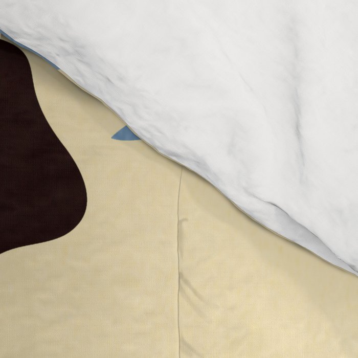 Modern Abstract Art Flowers 14 Comforter Gallery Image 4