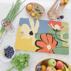Modern Abstract Art Flowers 14 Cutting Board Gallery Image 2